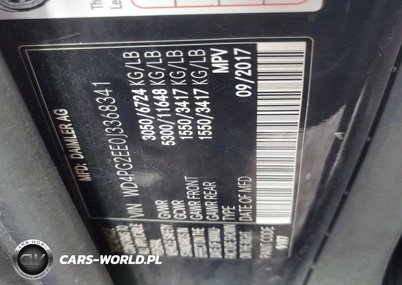 2018 Mercedes-Benz Metris VIN:WD4PG2EE0J3368341 - 12