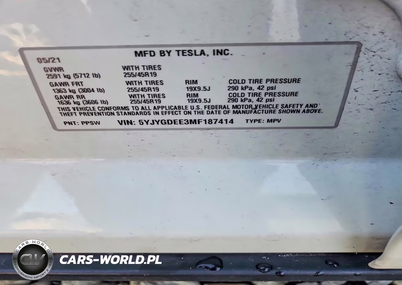 2021 Tesla Model Y VIN:5YJYGDEE3MF187414 - 12