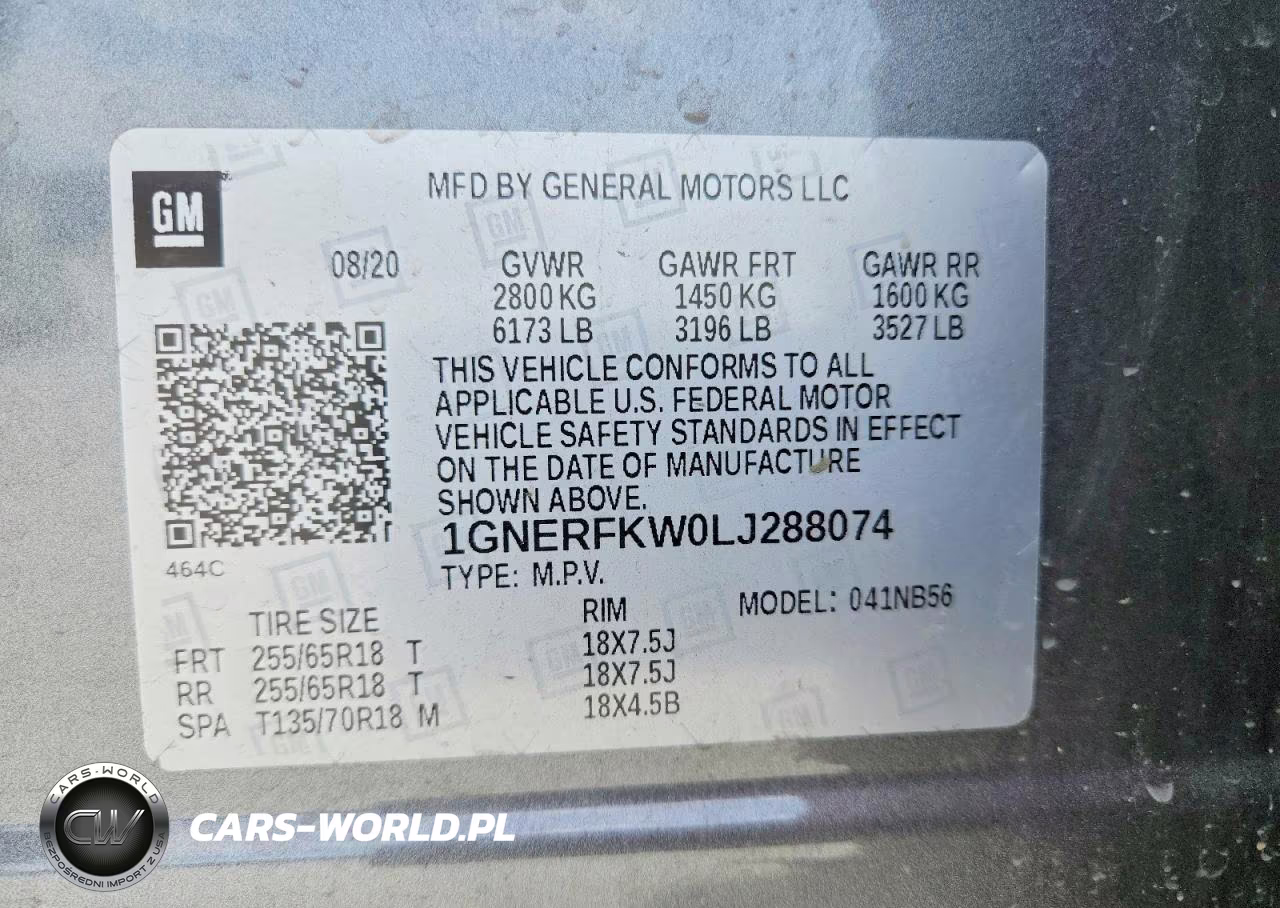 2020 Chevrolet Traverse Ls VIN:1GNERFKW0LJ288074 - 13