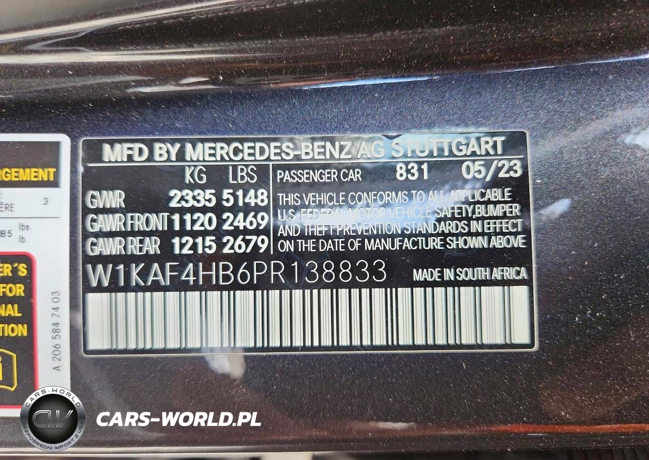 2023 Mercedes-Benz C 300 4Matic VIN:W1KAF4HB6PR138833 - 12