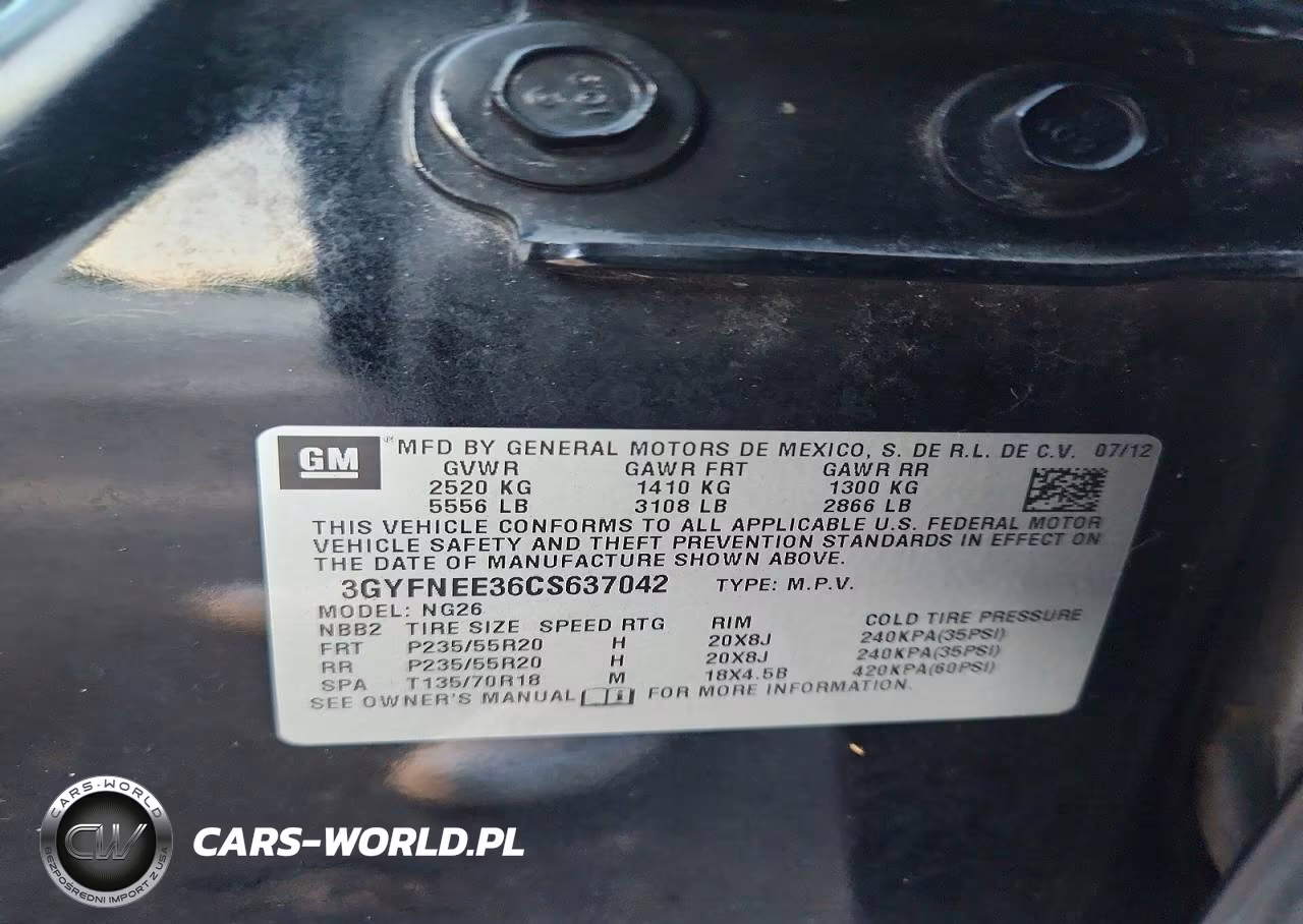 2012 Cadillac Srx Performance Collection VIN:3GYFNEE36CS637042 - 13