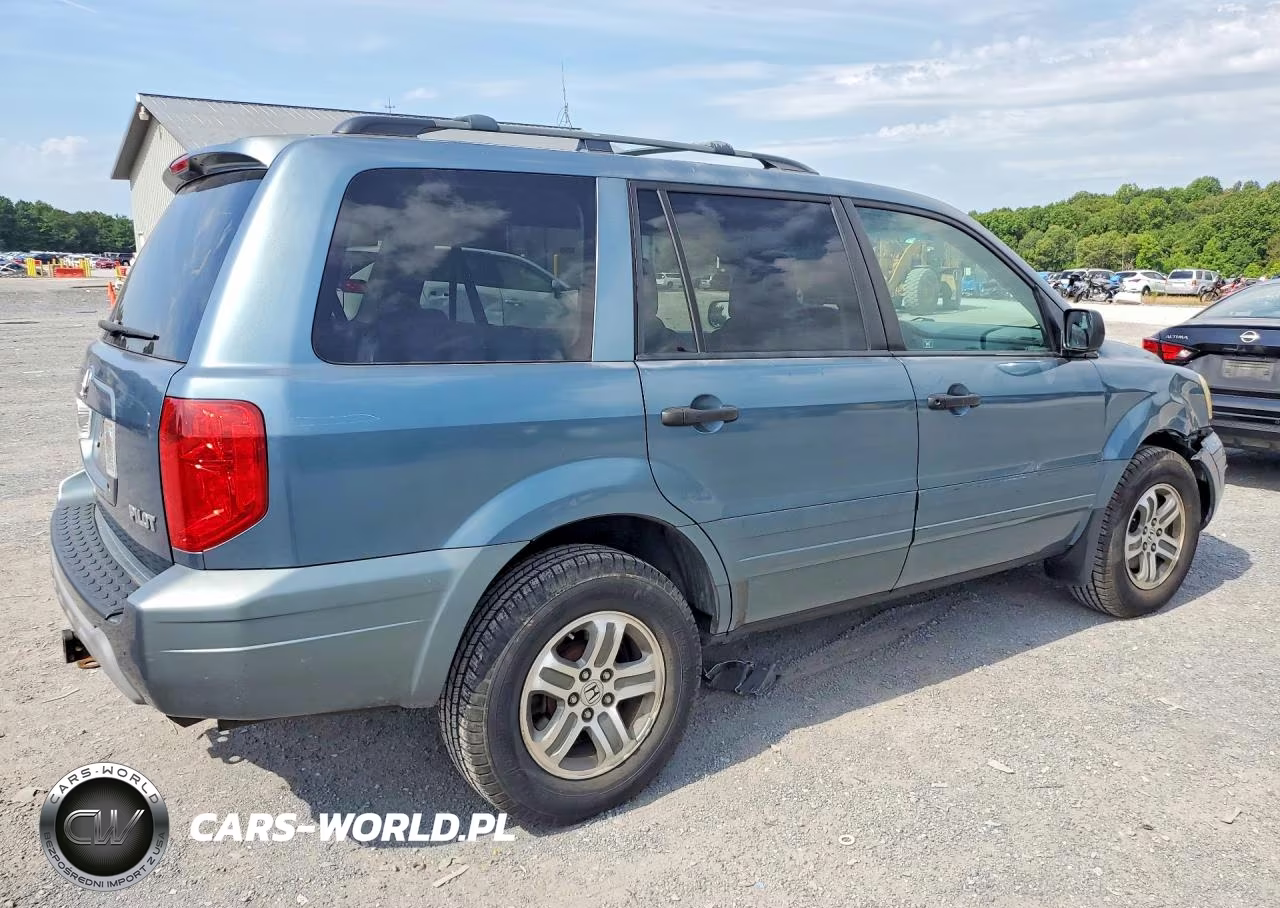 2005 Honda Pilot Ex VIN:2HKYF18475H517126 - 3