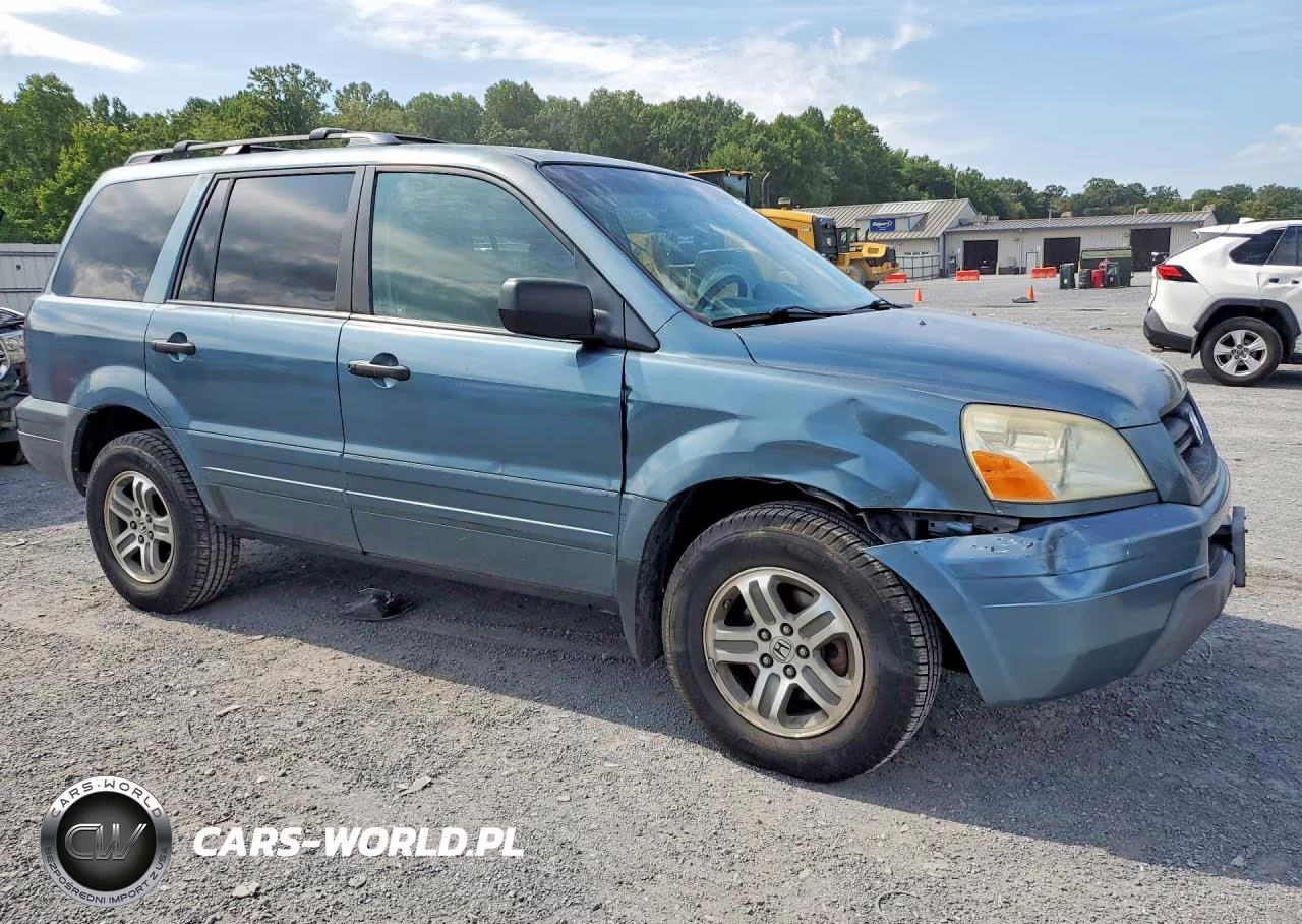 2005 Honda Pilot Ex VIN:2HKYF18475H517126 - 4