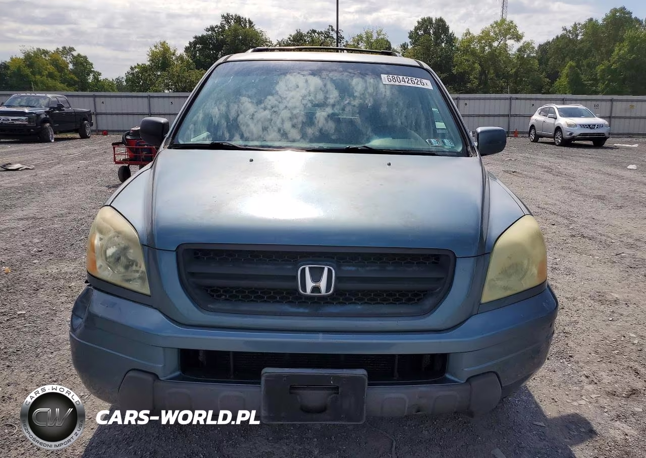 2005 Honda Pilot Ex VIN:2HKYF18475H517126 - 5