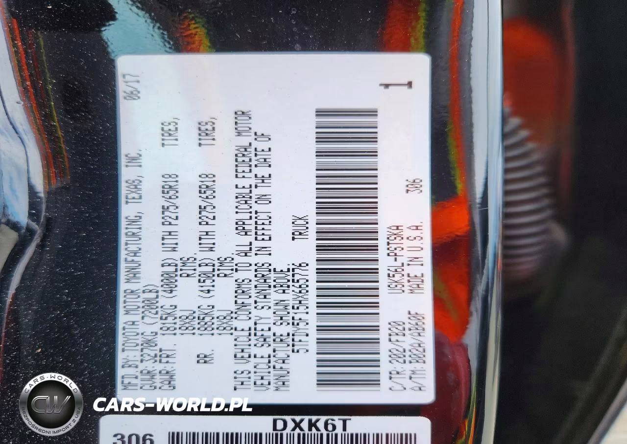 2017 Toyota Tundra Sr5 VIN:5TFDY5F15HX665776 - 12