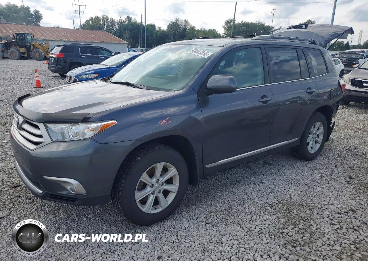 2012 Toyota Highlander Se VIN:5TDBK3EH4CS173735 - 1