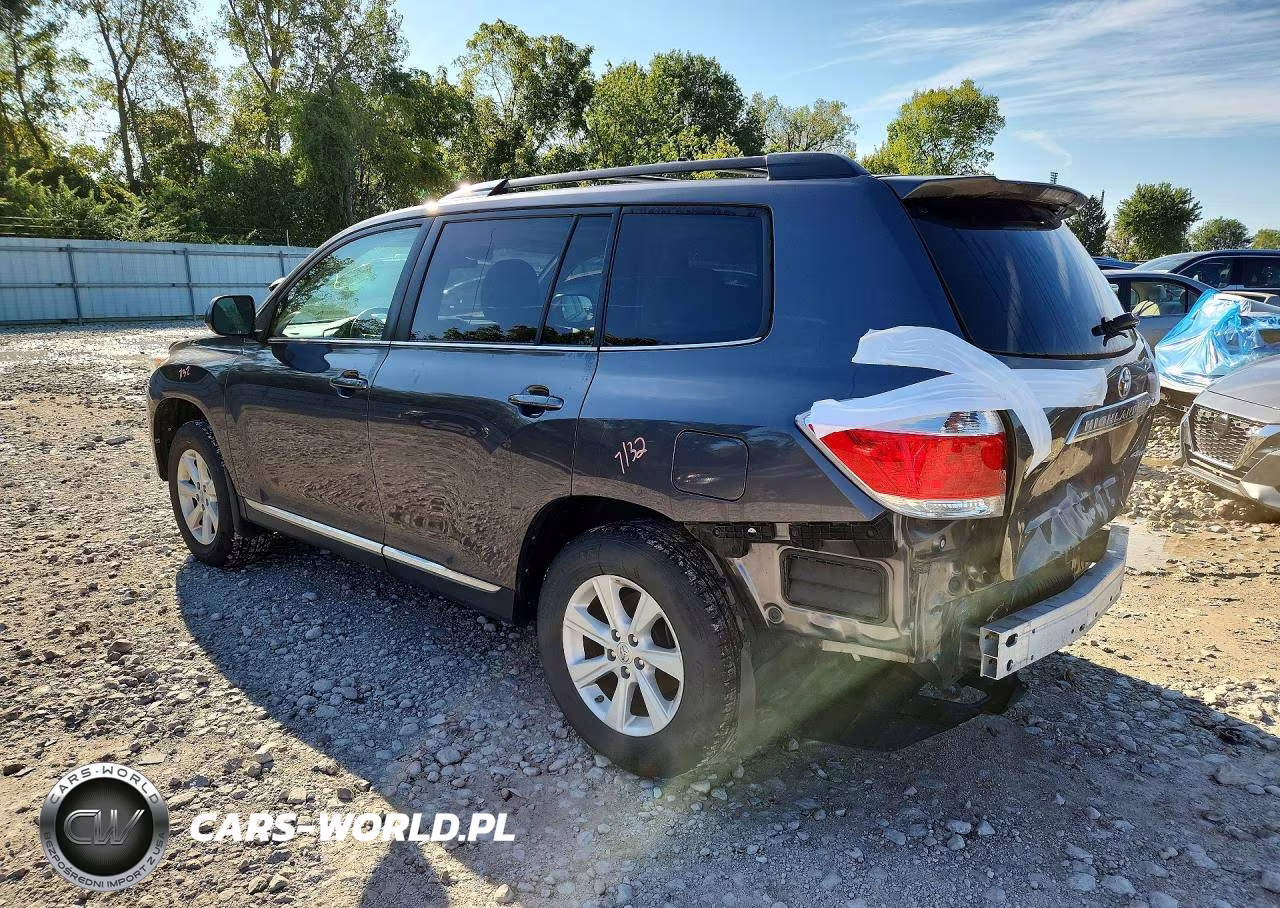 2012 Toyota Highlander Se VIN:5TDBK3EH4CS173735 - 2