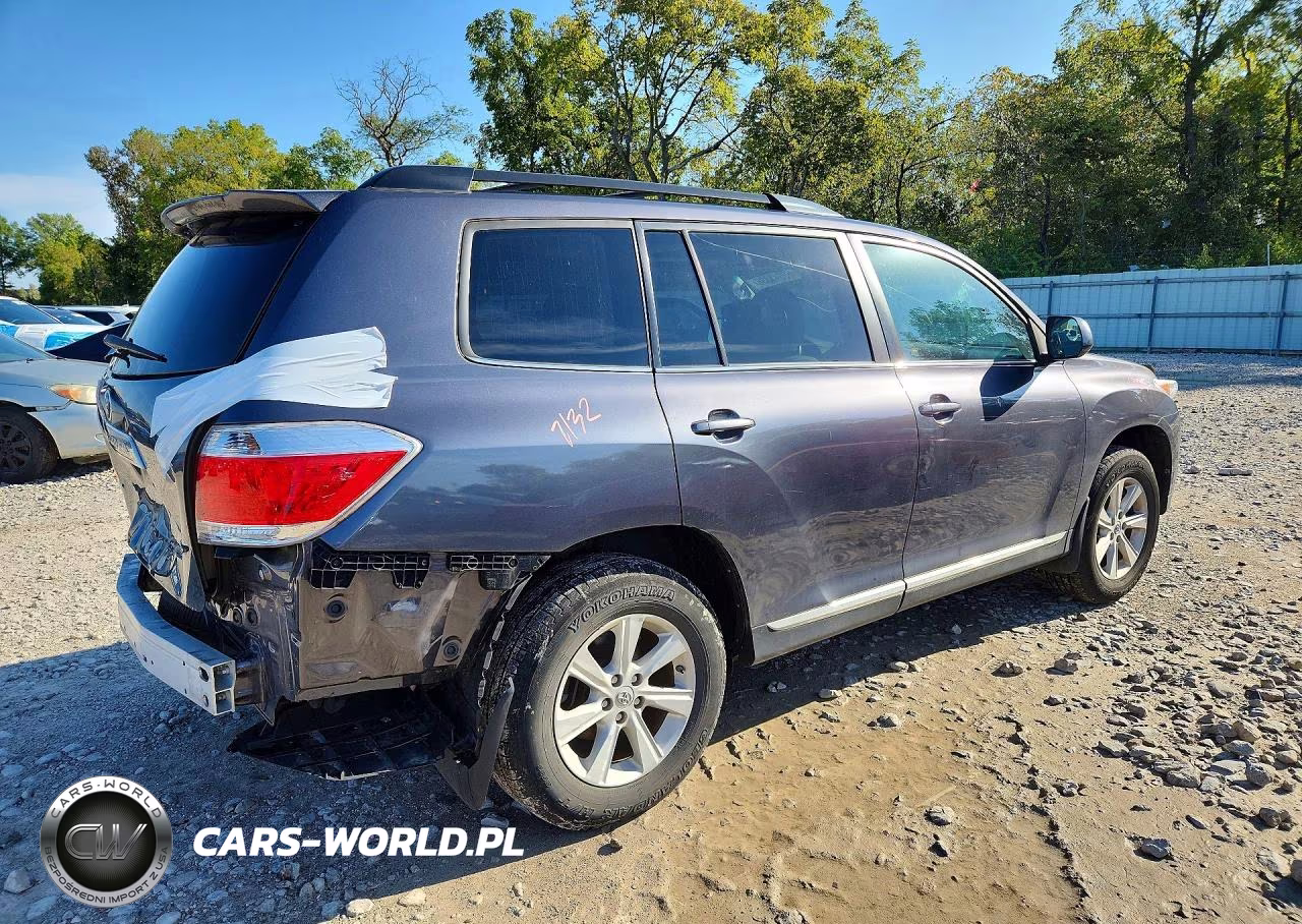 2012 Toyota Highlander Se VIN:5TDBK3EH4CS173735 - 3