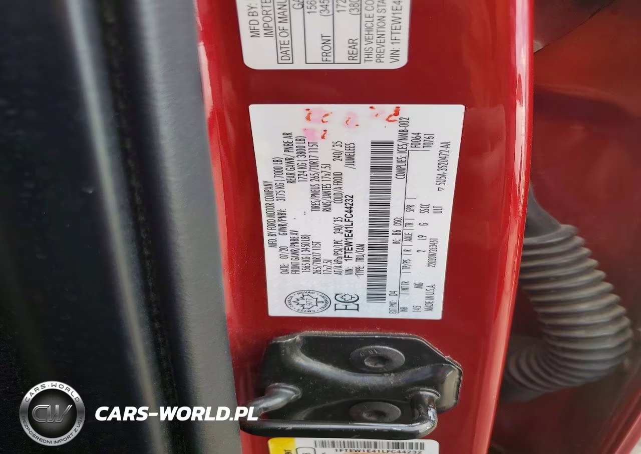 2020 Ford F150 Supercrew VIN:1FTEW1E41LFC44232 - 12