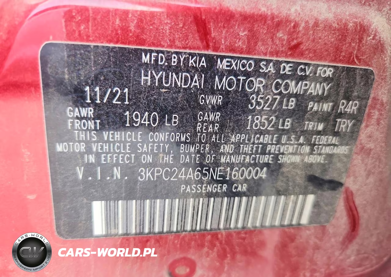 2022 Hyundai Accent Se VIN:3KPC24A65NE160004 - 12