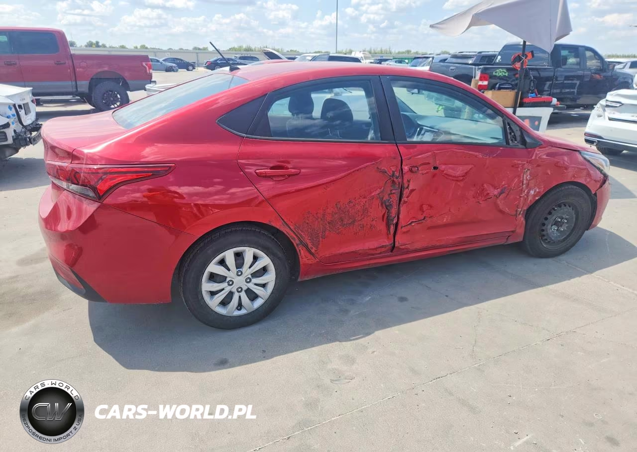 2022 Hyundai Accent Se VIN:3KPC24A65NE160004 - 3