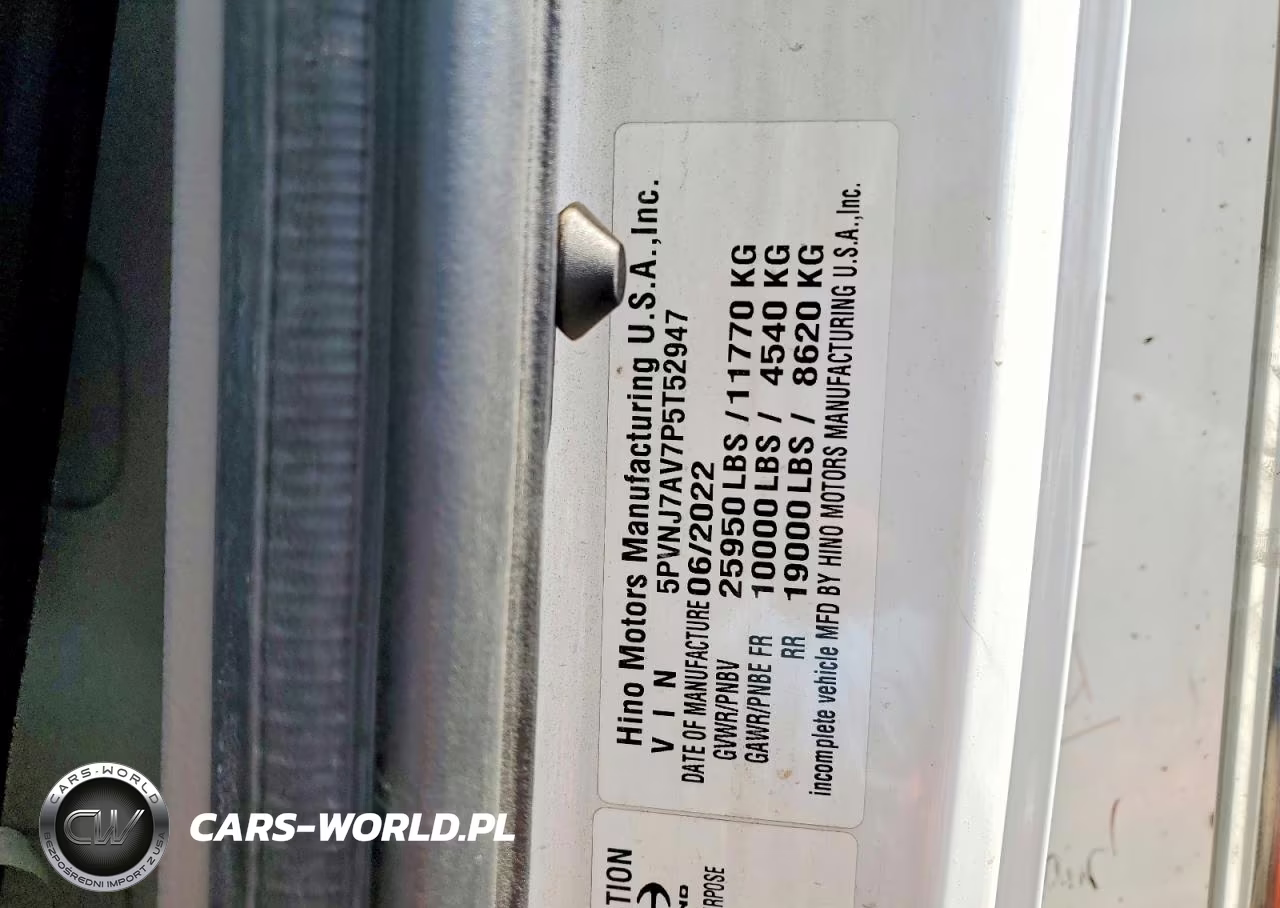 2023 Hino L6 Box Truck VIN:5PVNJ7AV7P5T82947 - 12