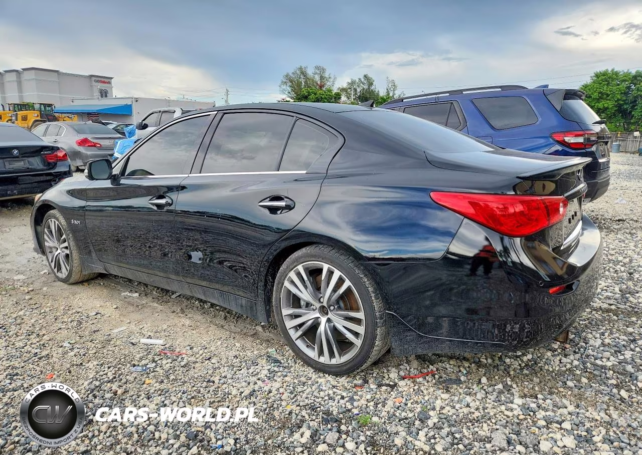 INFINITI Q50 RED SP VIN:JN1FV7AR8GM451748 - 2