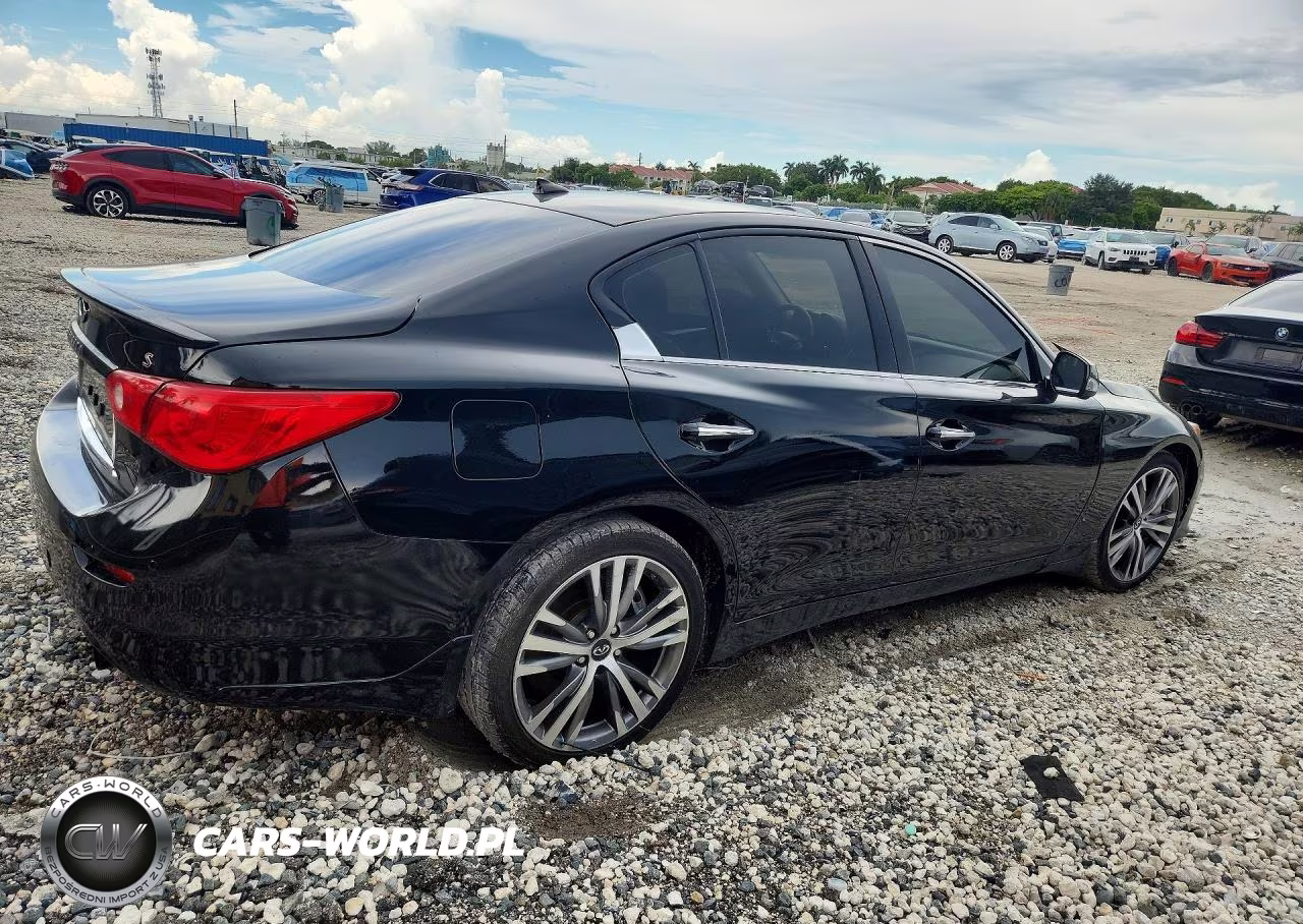 INFINITI Q50 RED SP VIN:JN1FV7AR8GM451748 - 3
