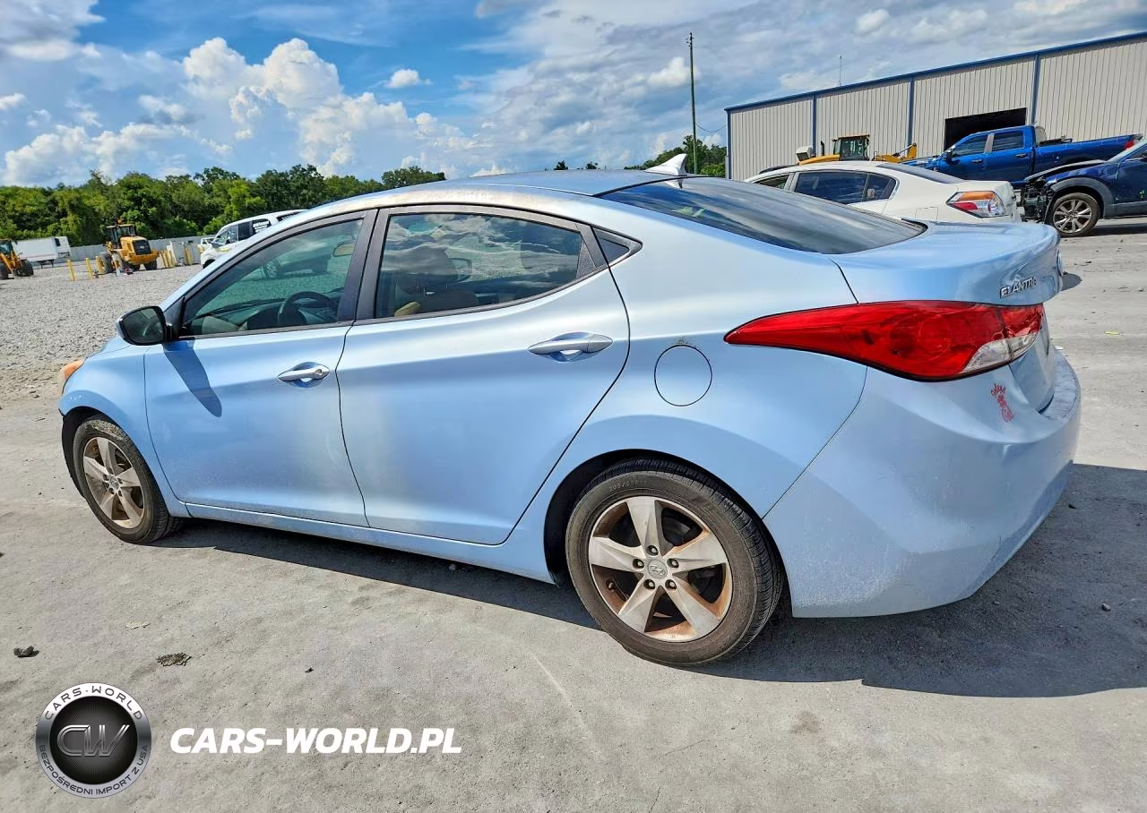 2013 Hyundai Elantra Gls VIN:KMHDH4AE9DU772017 - 2