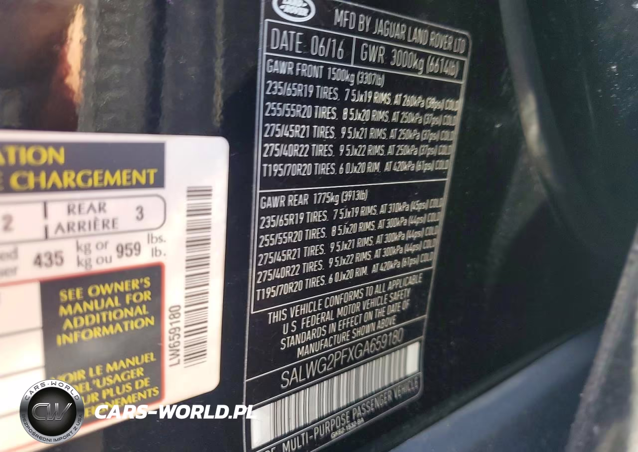 2016 Land Rover Range Rover Sport Se VIN:SALWG2PFXGA659180 - 13