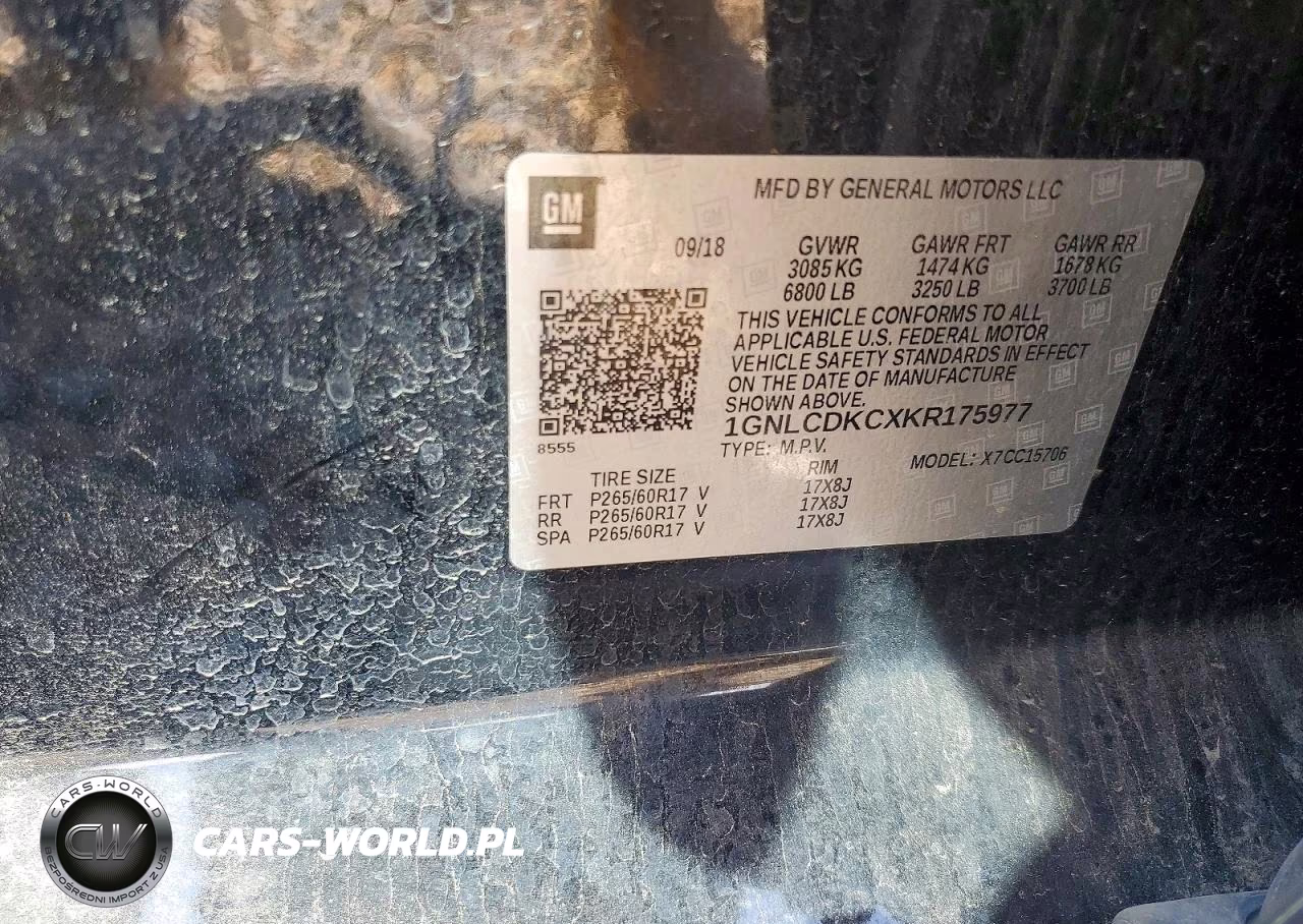 2019 Chevrolet Tahoe Police VIN:1GNLCDKCXKR175977 - 14