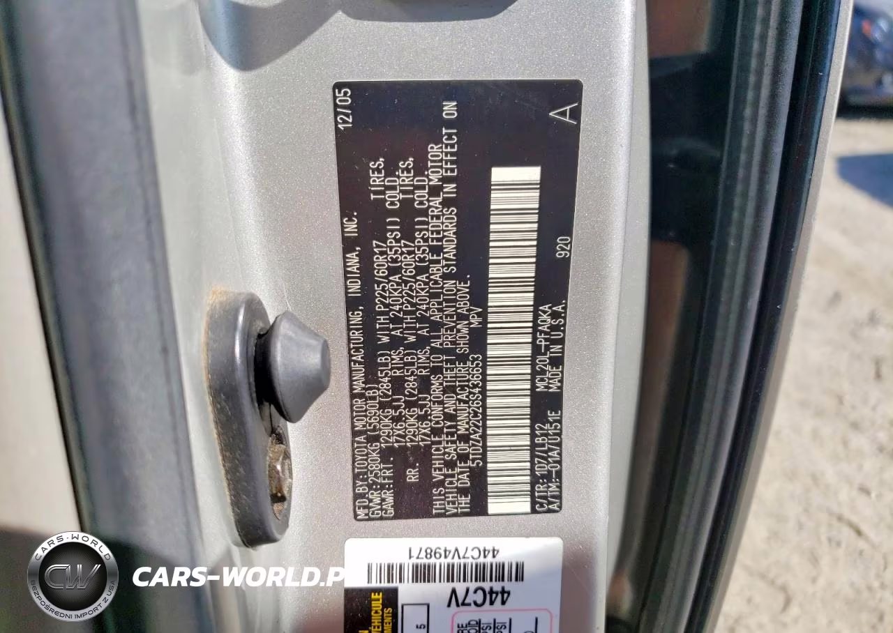 2006 Toyota Sienna Xle Limited 7 Passenger VIN:5TDZA22C26S436653 - 13