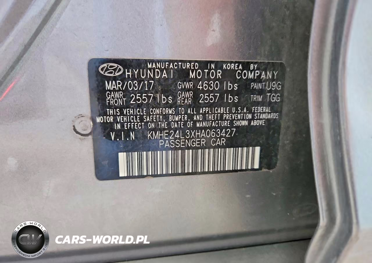 2017 Hyundai Sonata Hybrid Se VIN:KMHE24L3XHA063427 - 12