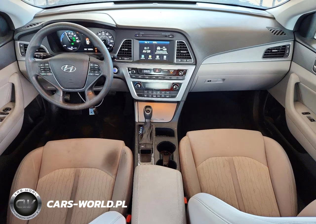 2017 Hyundai Sonata Hybrid Se VIN:KMHE24L3XHA063427 - 8