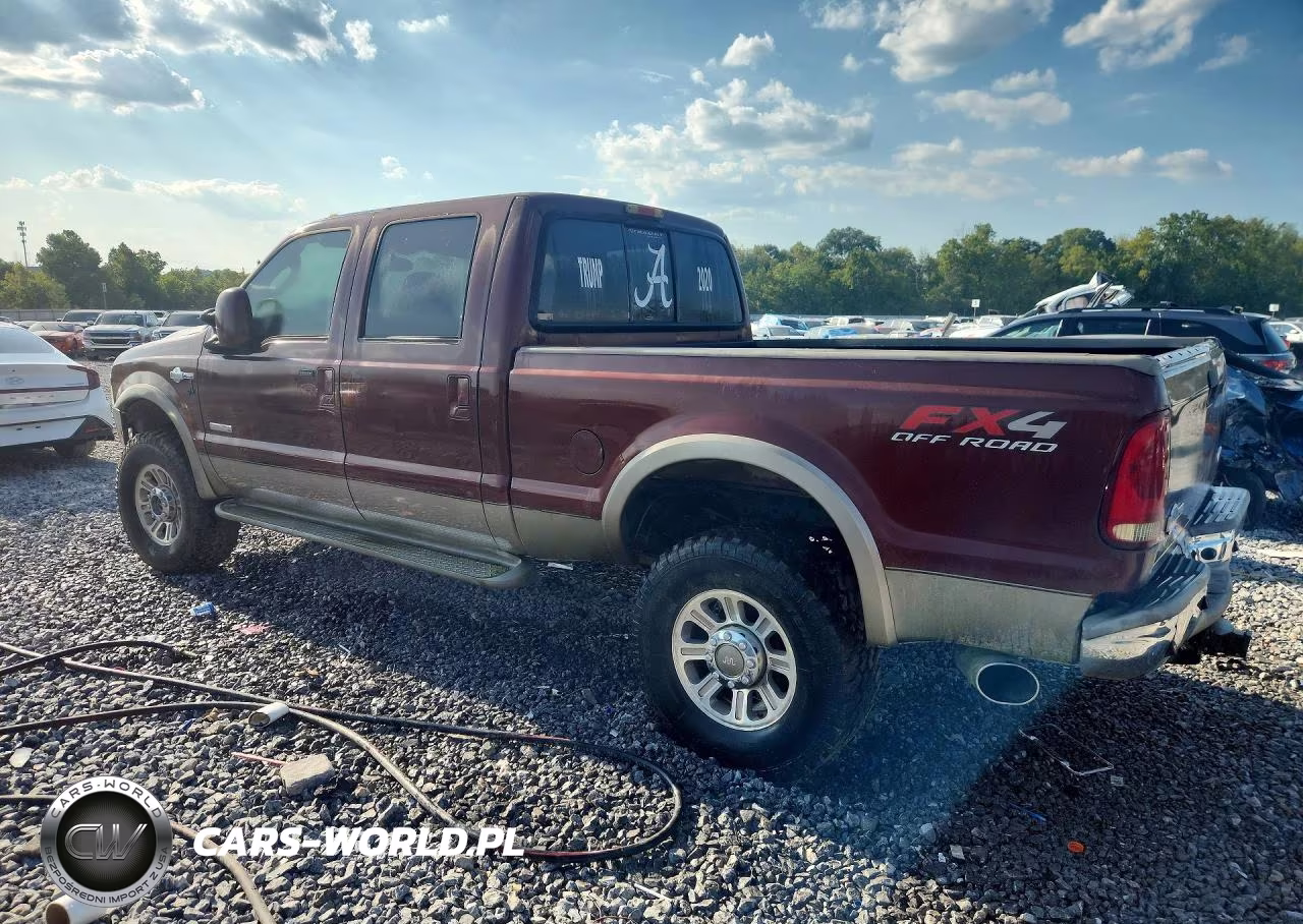 2005 Ford F350 Srw Super Duty VIN:1FTWW31P55EB38522 - 2