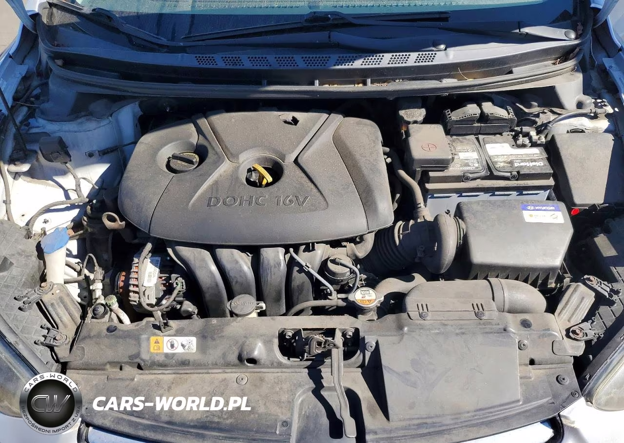 2013 Hyundai Elantra Gls VIN:KMHDH4AE0DU822058 - 11