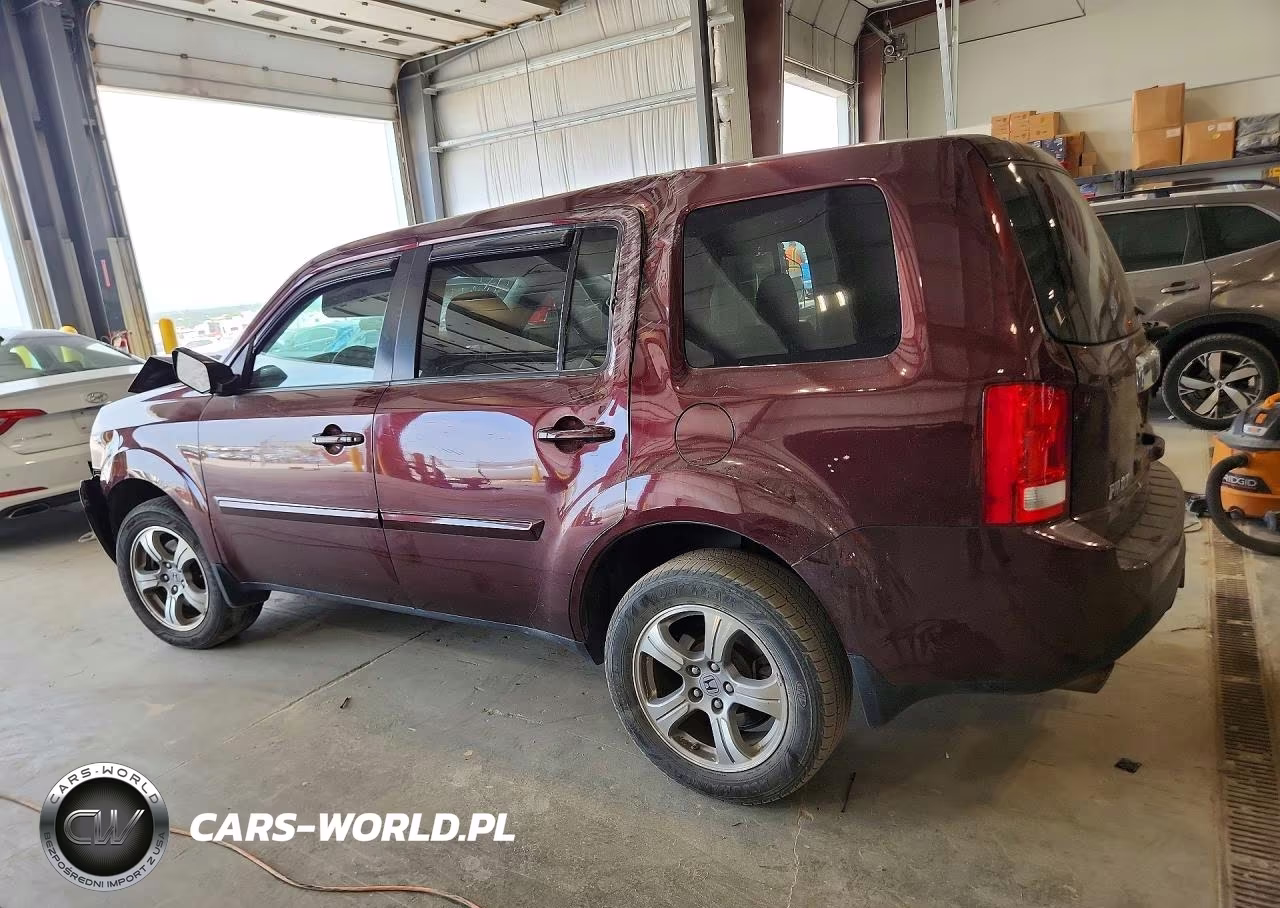 2013 Honda Pilot Exl VIN:5FNYF4H65DB006224 - 2