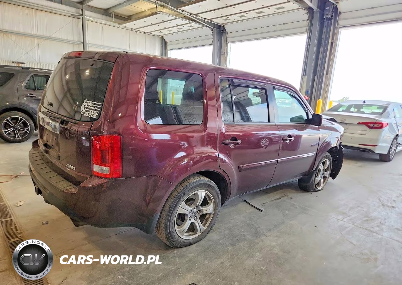 2013 Honda Pilot Exl VIN:5FNYF4H65DB006224 - 3