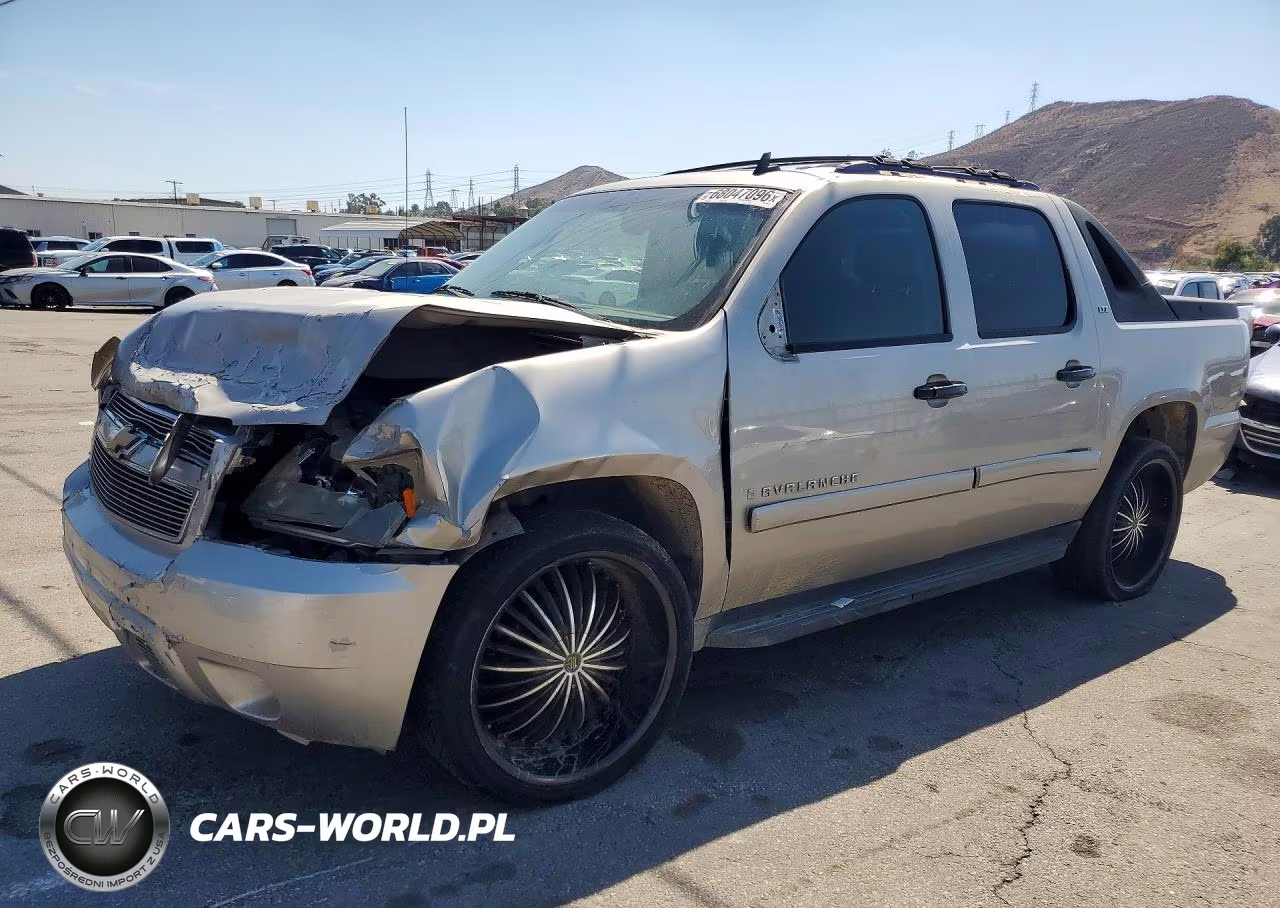 2009 Chevrolet Avalanche C1500 Lt VIN:3GNEC22039G192553 - 1
