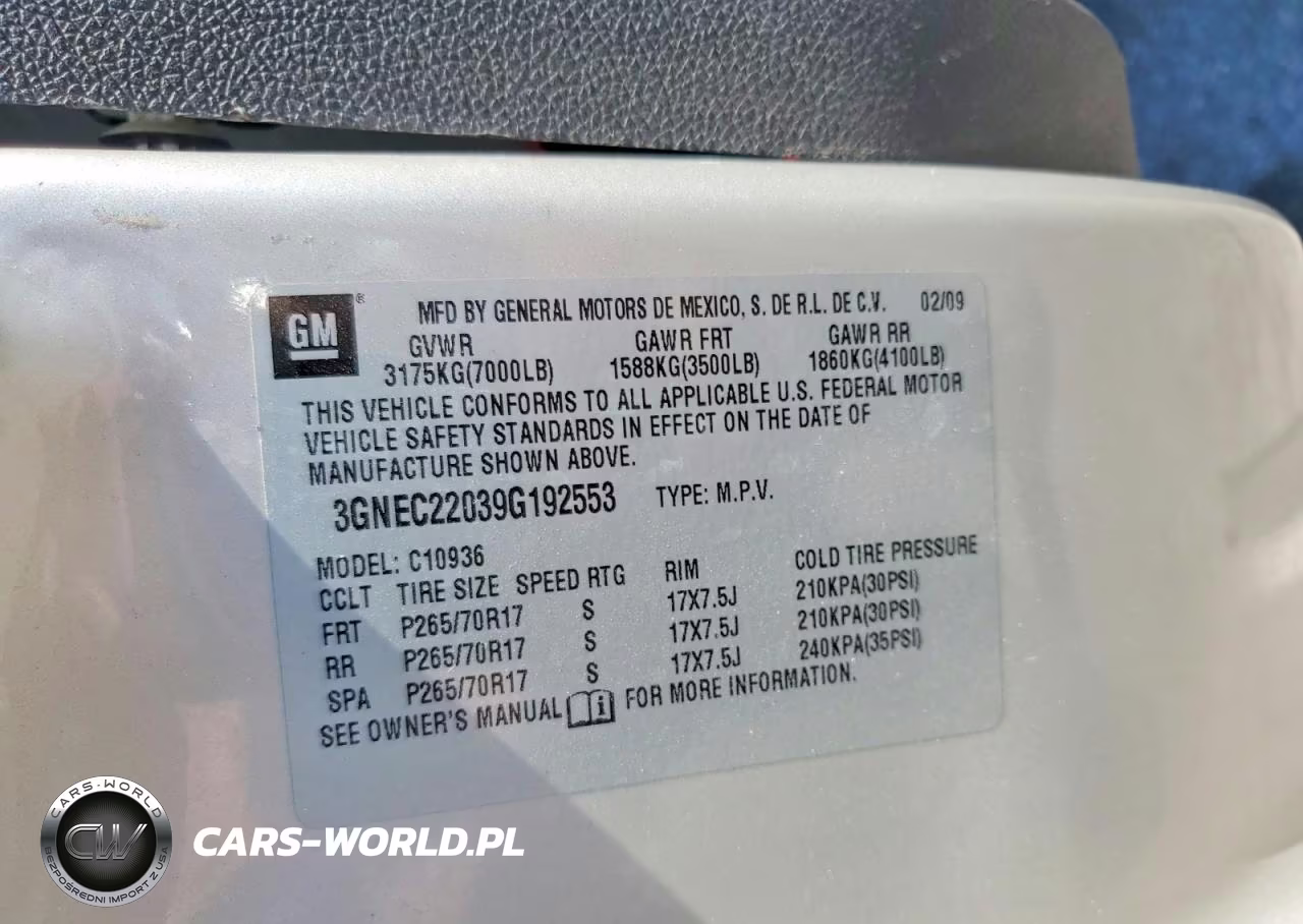 2009 Chevrolet Avalanche C1500 Lt VIN:3GNEC22039G192553 - 12