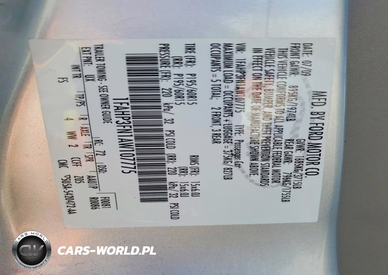 2010 Ford Focus Se VIN:1FAHP3FN1AW107775 - 12