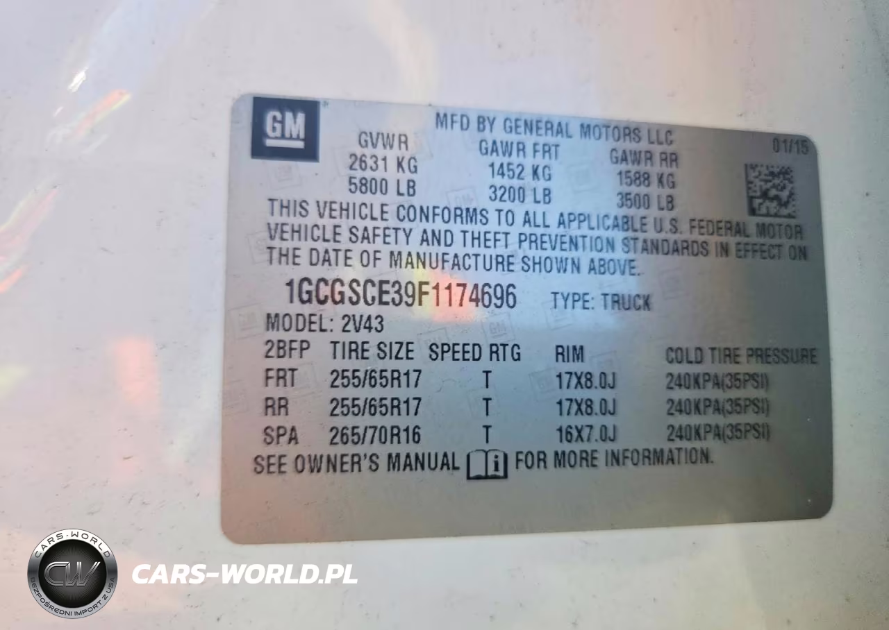 2015 Chevrolet Colorado Z71 VIN:1GCGSCE39F1174696 - 12