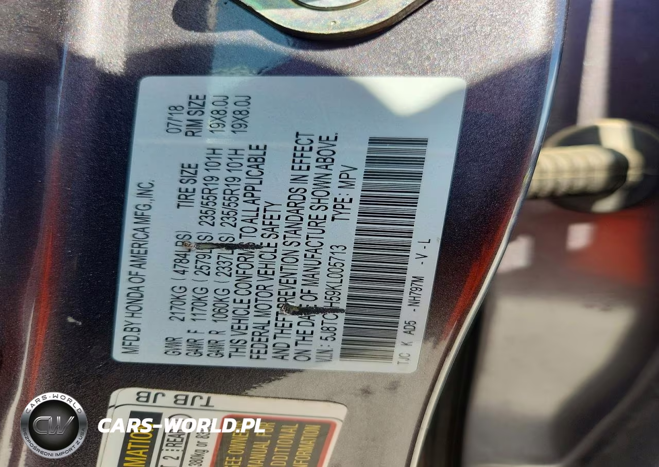 2019 Acura Rdx Technology VIN:5J8TC1H59KL005713 - 14