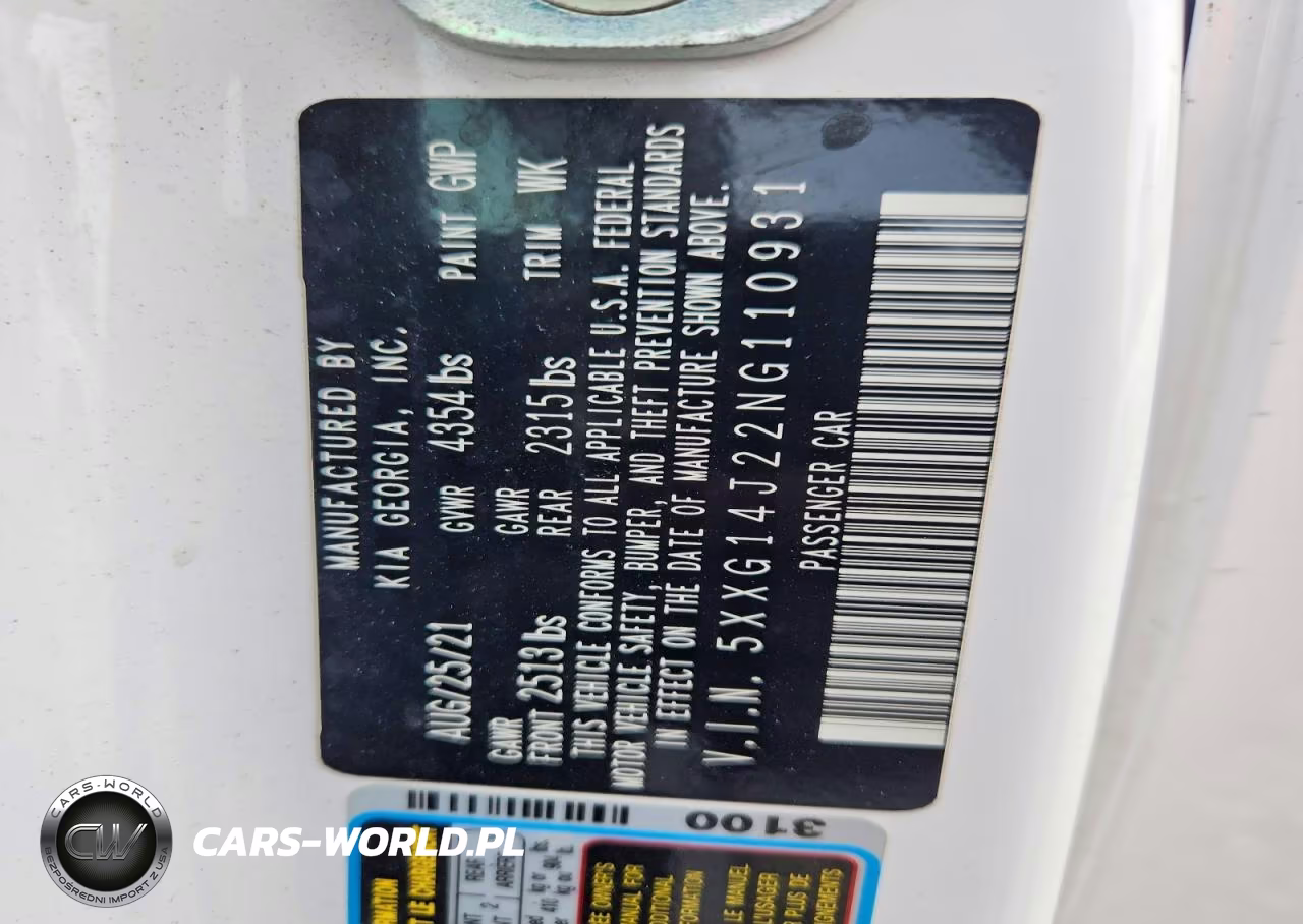2022 Kia K5 Lxs VIN:5XXG14J22NG110931 - 13