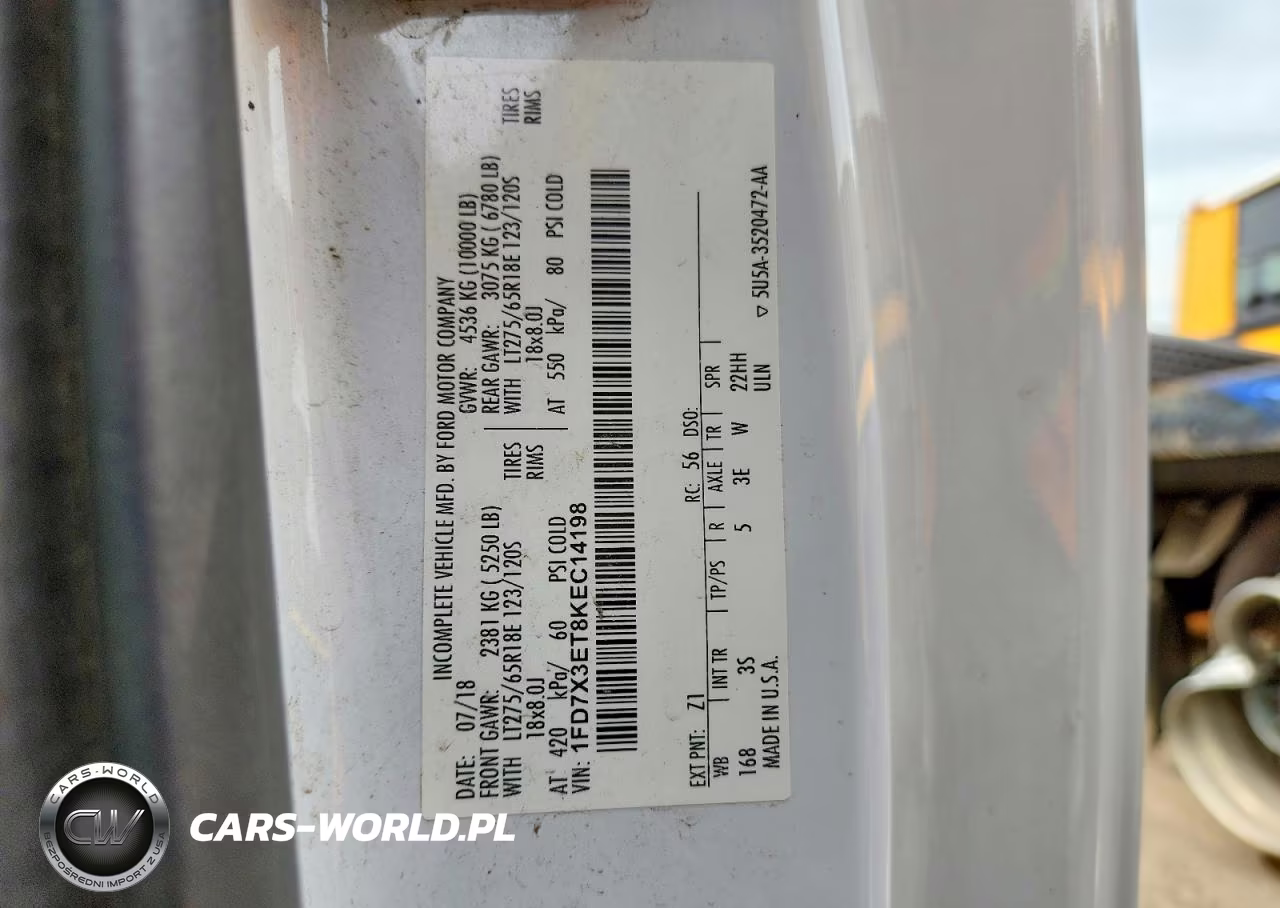 2019 Ford F350 Super Duty VIN:1FD7X3ET8KEC14198 - 13