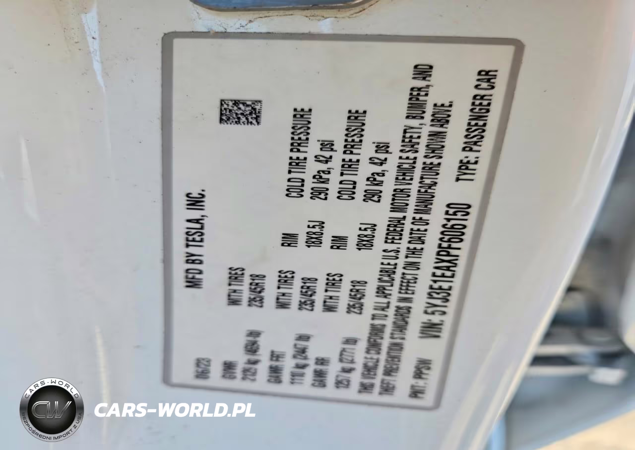 2023 Tesla Model 3 VIN:5YJ3E1EAXPF606150 - 13