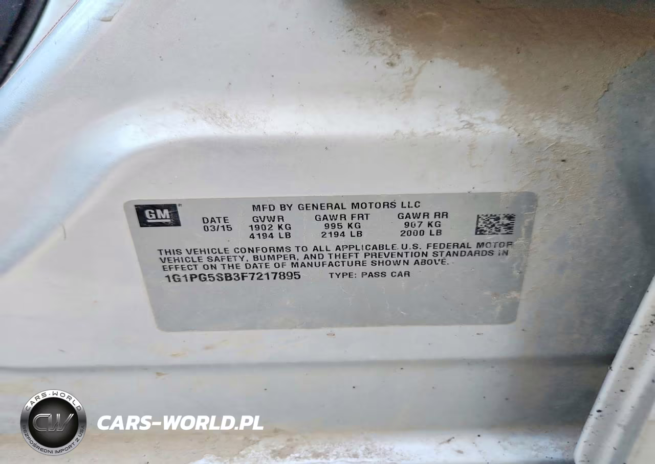 2015 Chevrolet Cruze Ltz VIN:1G1PG5SB3F7217895 - 13