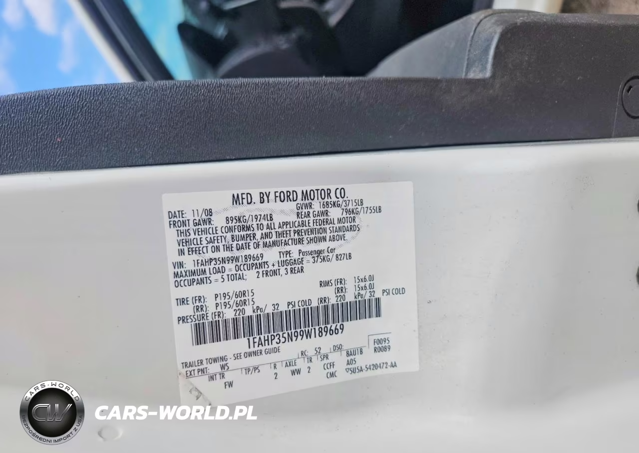 2009 Ford Focus Se VIN:1FAHP35N99W189669 - 12