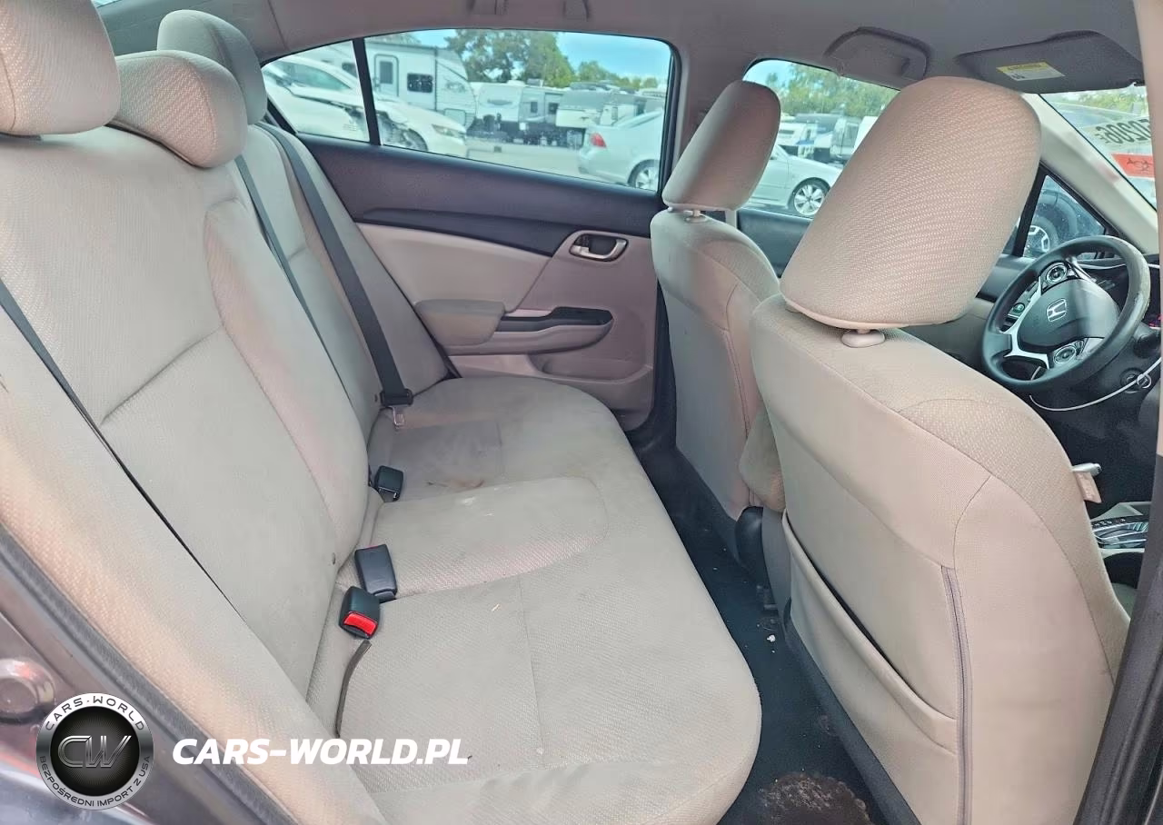 2013 Honda Civic Lx VIN:19XFB2F57DE027258 - 10
