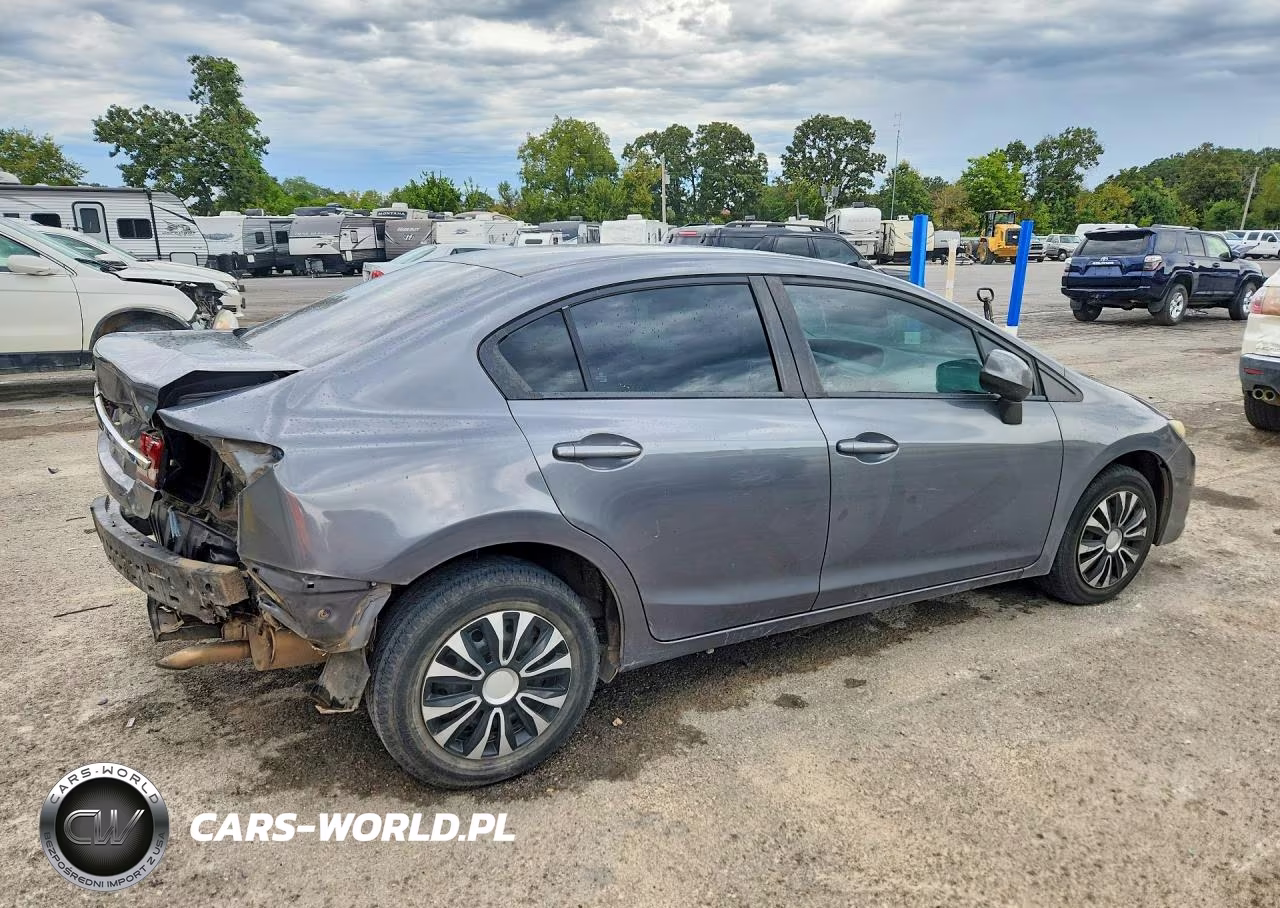 2013 Honda Civic Lx VIN:19XFB2F57DE027258 - 3
