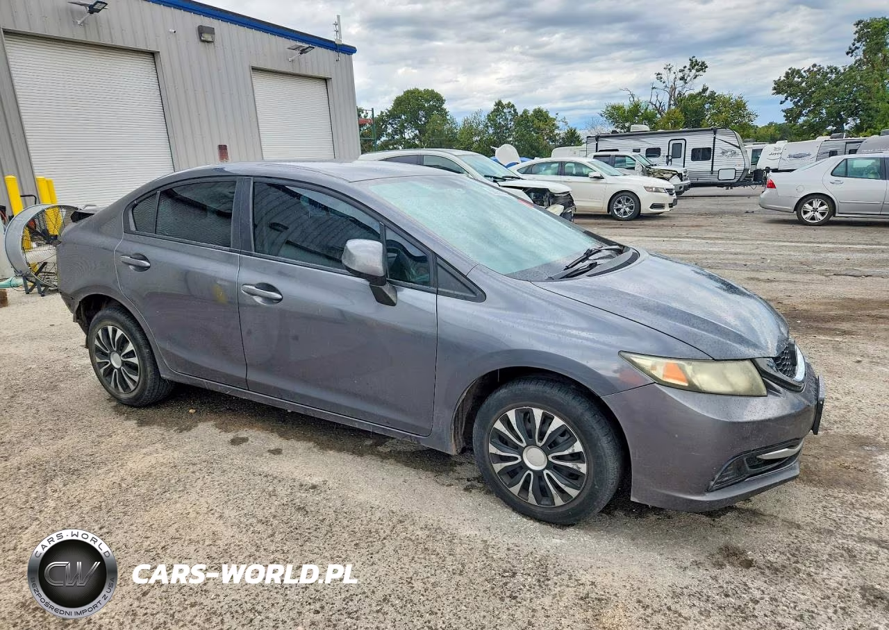 2013 Honda Civic Lx VIN:19XFB2F57DE027258 - 4