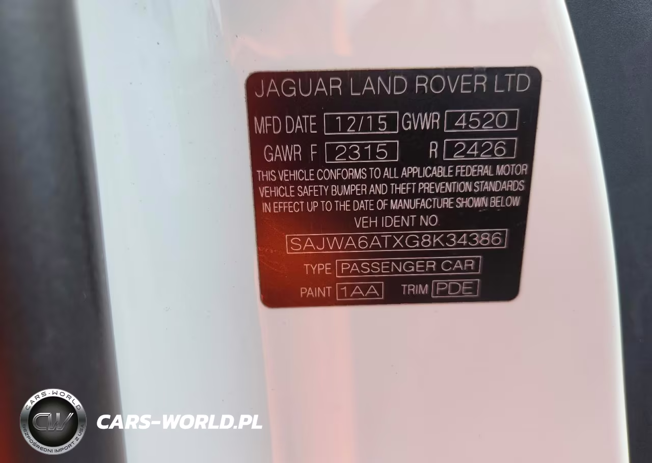 2016 Jaguar F-Type VIN:SAJWA6ATXG8K34386 - 13