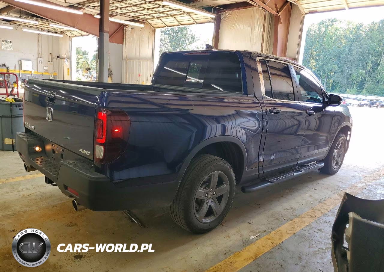2022 Honda Ridgeline Rtl VIN:5FPYK3F54NB010953 - 3