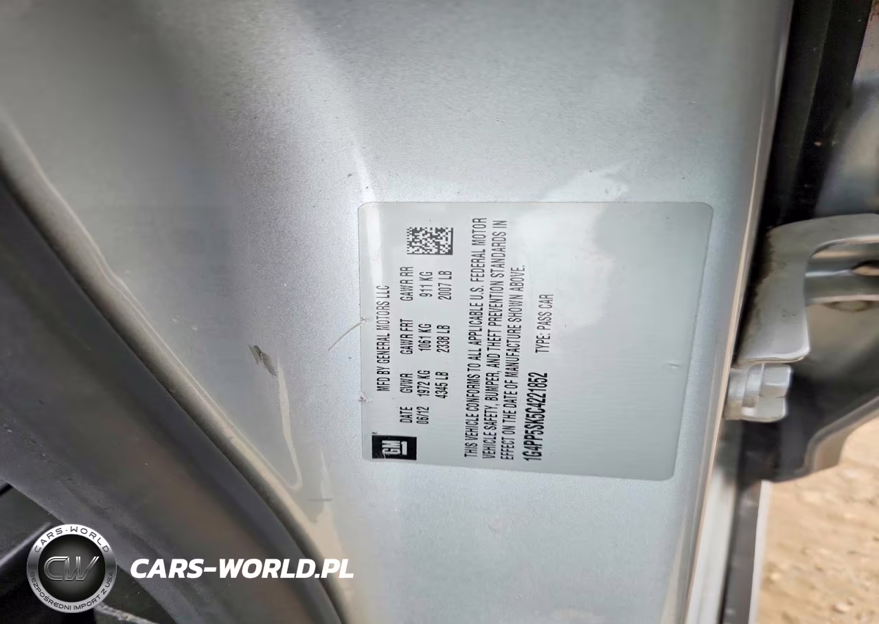 2012 Buick Verano VIN:1G4PP5SK5C4221852 - 12