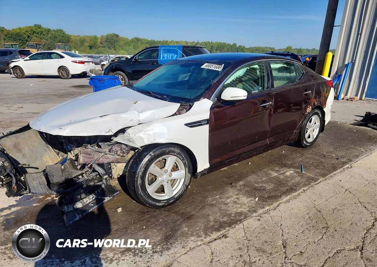2015 Kia Optima Lx VIN:5XXGM4A79FG482822 - 1