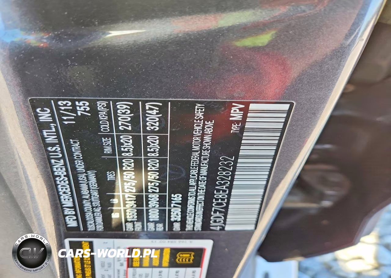 2014 Mercedes-Benz Gl 450 4Matic VIN:4JGDF7CE8EA328232 - 13