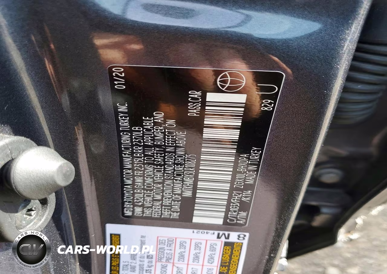 2020 Toyota C-Hr Le VIN:NMTKHMBX3LR108275 - 12
