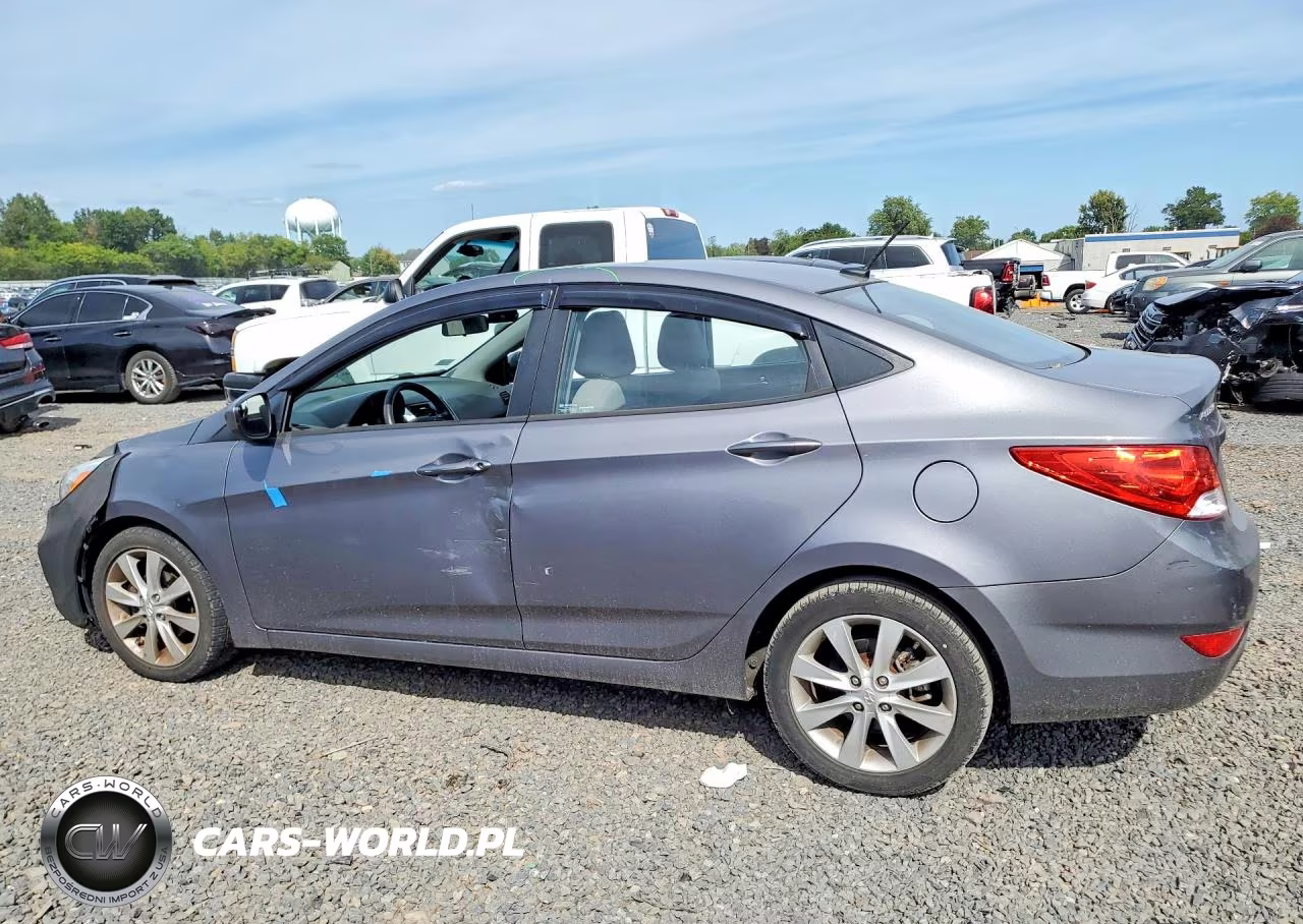 2014 Hyundai Accent Gls VIN:KMHCU4AE1EU761375 - 2