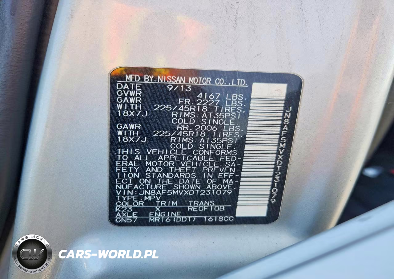 2013 Nissan Juke S VIN:JN8AF5MVXDT231079 - 12