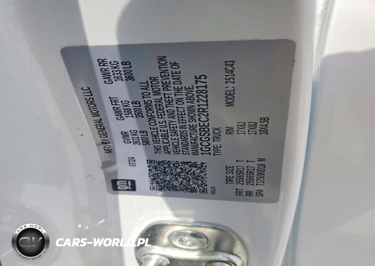 2024 Chevrolet Colorado VIN:1GCGSBEC2R1228175 - 13